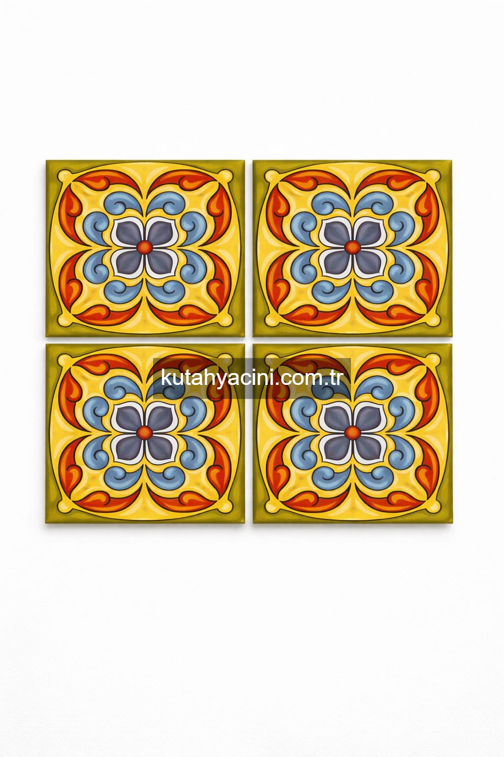 10X10 Meksika desenli Çini karolar-17